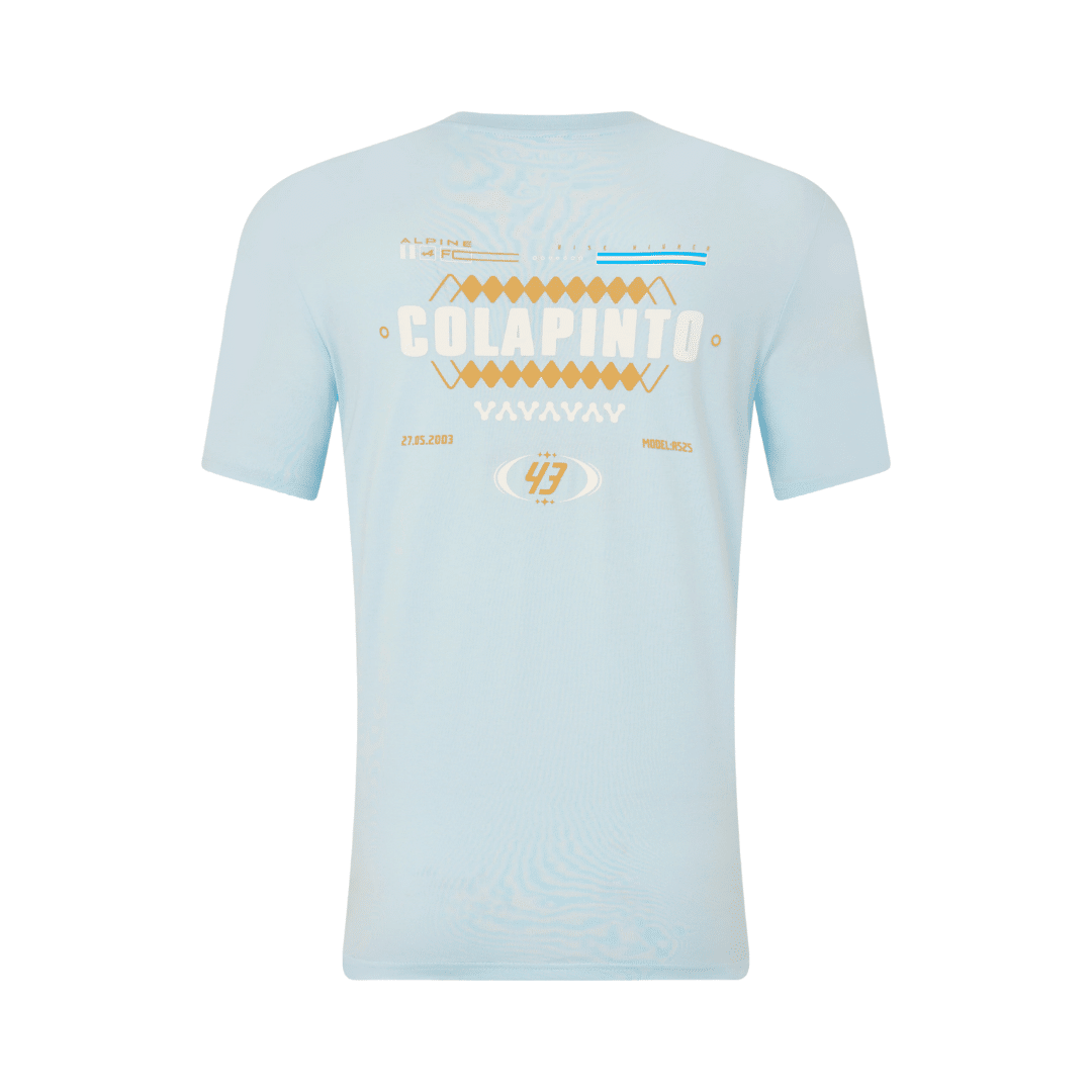 Playera Alpine Colapinto Azul 2025 Relaxed Fit Oficial