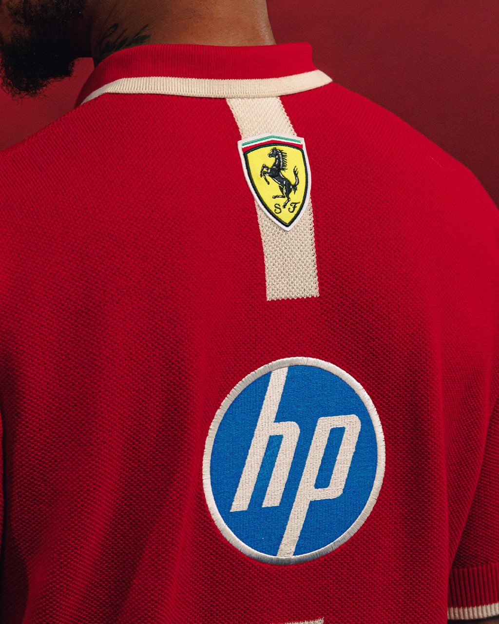Playera Polo GP China Scuderia Ferrari PUMA 2025 Teamwear Edición Especial Oversized 2025