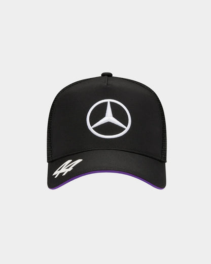 Gorra Lewis Hamilton Negra Mercedes AMG 2024