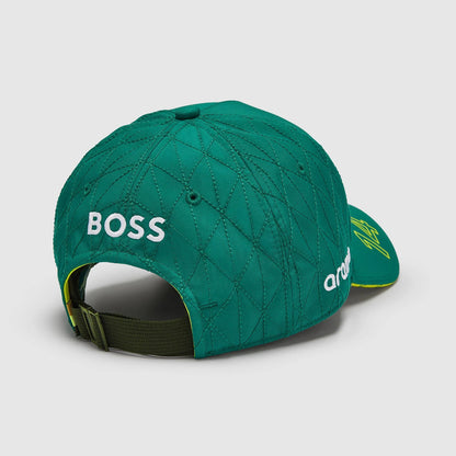 Gorra Fernando Alonso Verde Aston Martin 2024