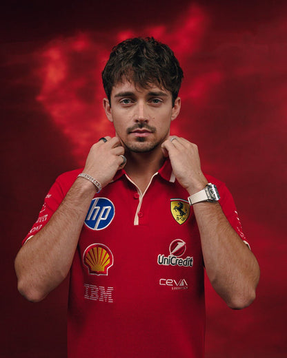 Playera Polo GP China Scuderia Ferrari PUMA 2025 Teamwear Edición Especial Oversized 2025