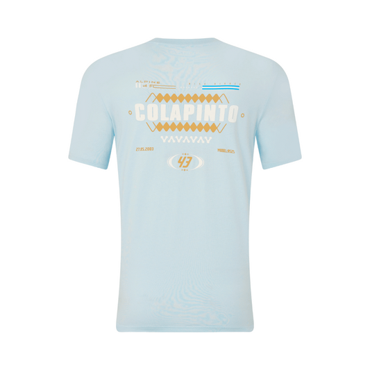 Playera Alpine Colapinto Azul 2025 Relaxed Fit Oficial