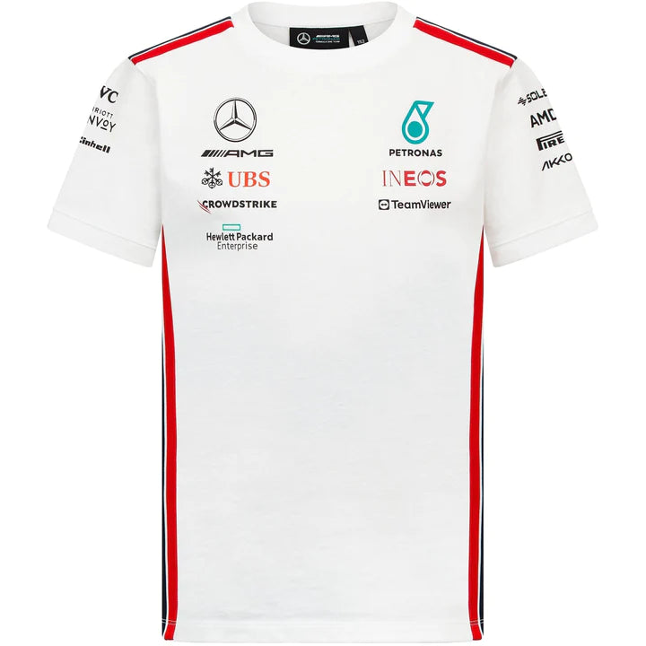 Playera Hombre Blanca Equipo Mercedes AMG 2023