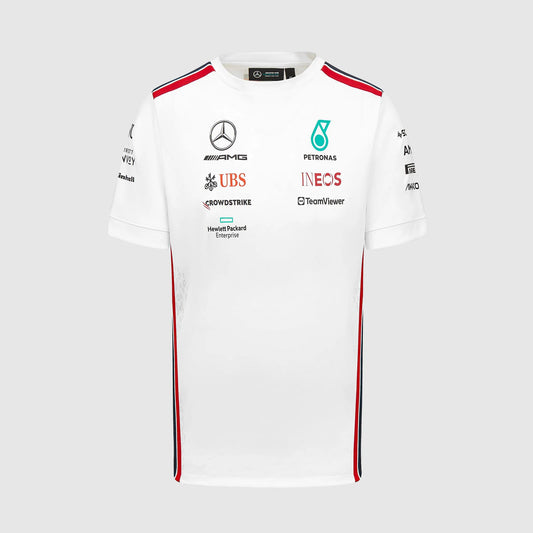 Playera Hombre Blanca Equipo Mercedes AMG 2023