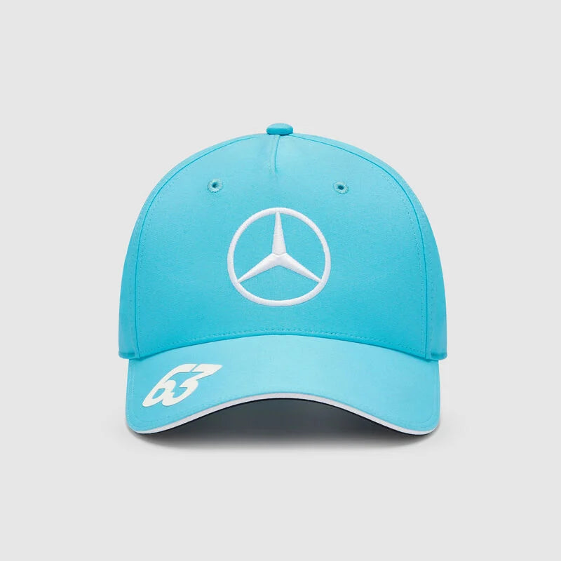 Gorra George Russell Azul Mercedes AMG 2024