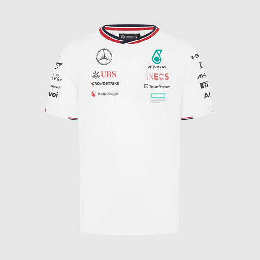 Playera Hombre Blanca Equipo Mercedes AMG 2024