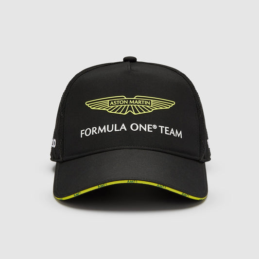 Gorra Negra Equipo Aston Martin 2024