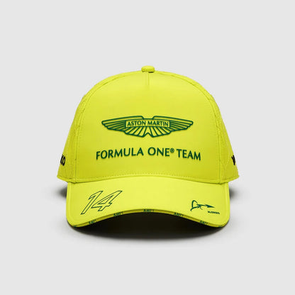 Gorra Fernando Alonso Verde Lima Aston Martin 2024