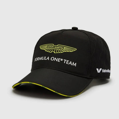 Gorra Negra Equipo Aston Martin 2024