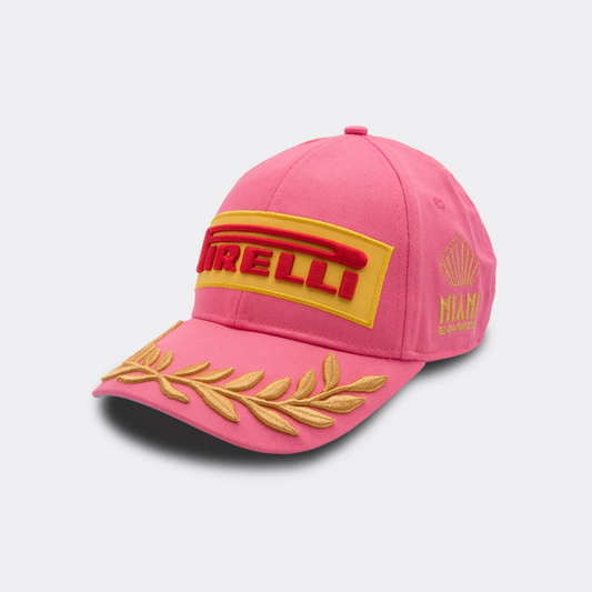 Gorra Pirelli F1 2025 GP Miami Podio Oficial Edición Rosa