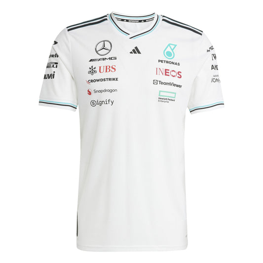 Mercedes AMG Playera Blanca Equipo 2025